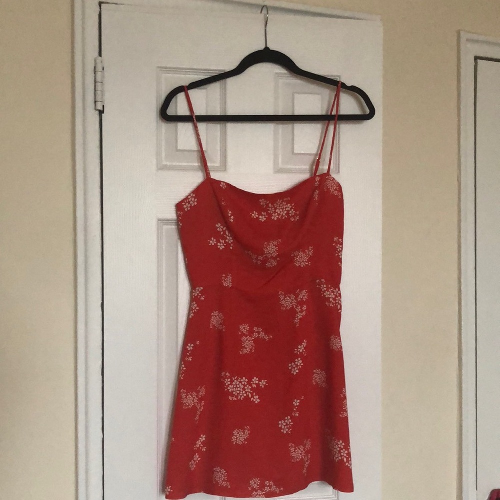 Reformation Mini Dress with Floral Pattern